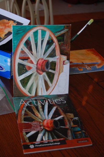 oil painting progress