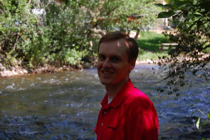 Richard at Provo River