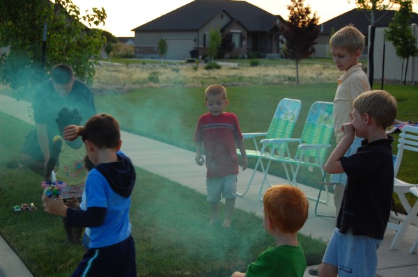 Isaac "likes smoke"