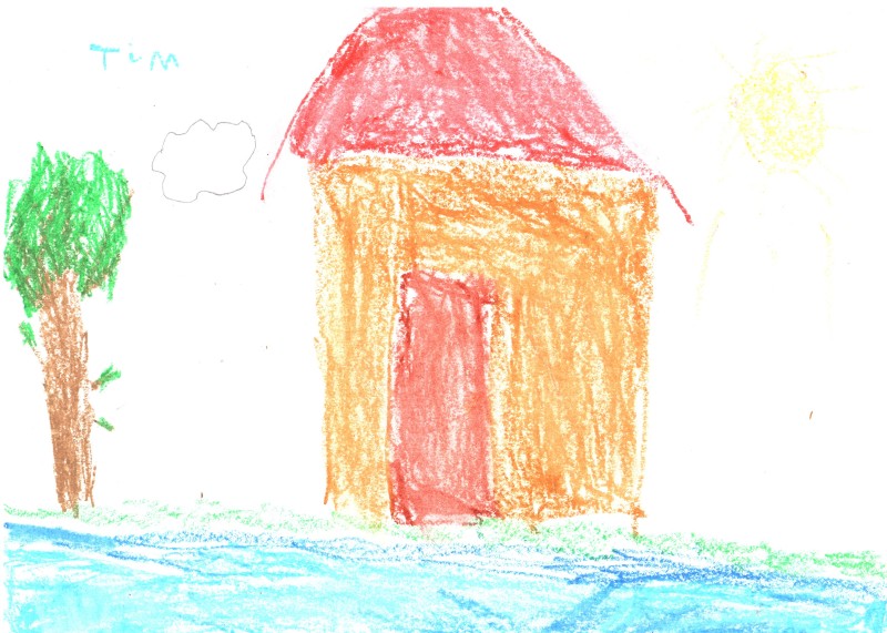 Timothy house oil pastel